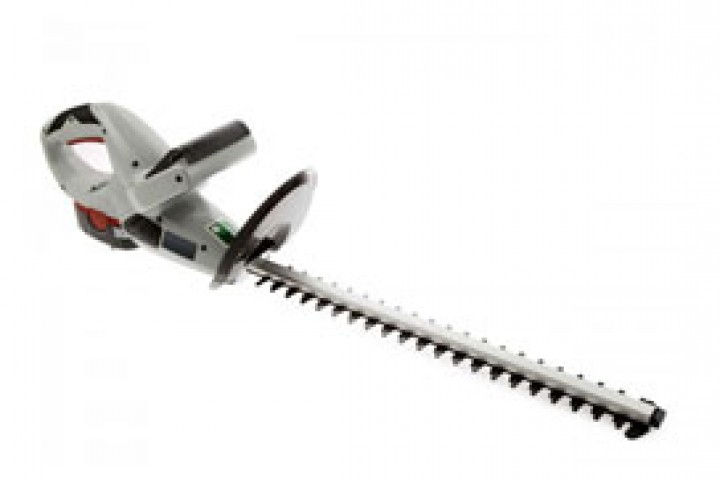 hedge trimmer new cordless hedge trimmer isolated on plain background